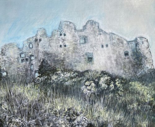 Antica Calascio. Il tempo è sovrano de Emma Assisi, Pintura a la venta en Singulart