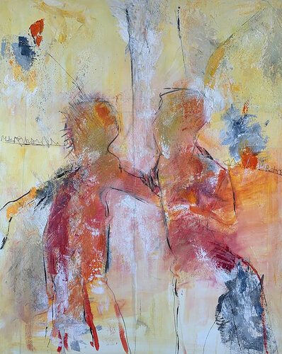 dance with me von Alfred Eggensperger, Malerei kaufen auf Singulart