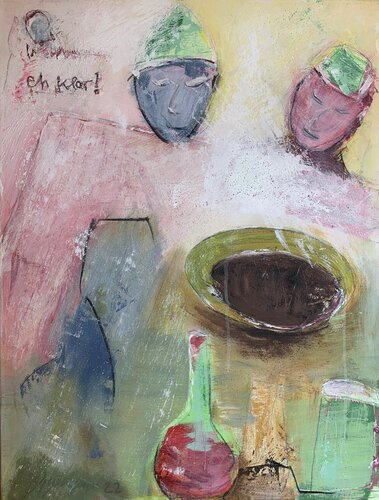 Eh klar von Alfred Eggensperger, Malerei kaufen auf Singulart