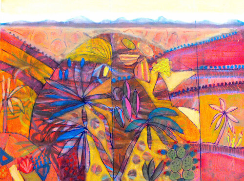 Tribal 3 by Nalini Shanthi Cook, Painting for Sale on Singulart