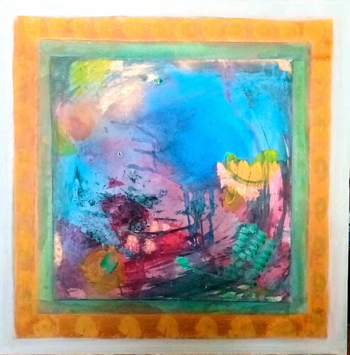 dera mandawa van Nalini Shanthi Cook, Schilderij te koop op Singulart