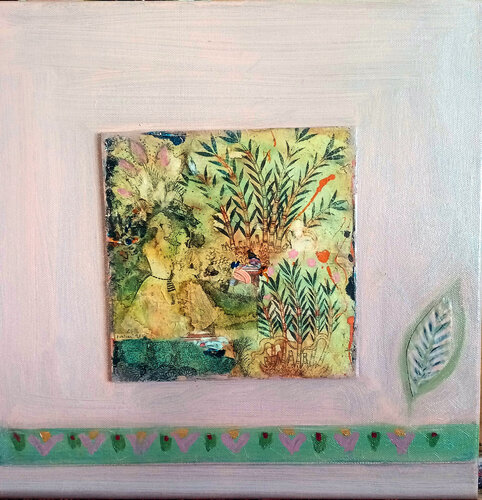 bamboo by Nalini Shanthi Cook, Painting for Sale on Singulart