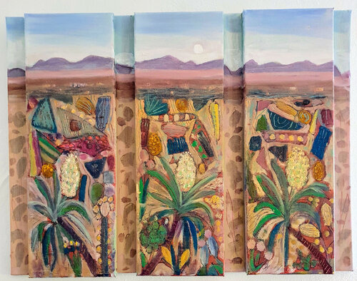 santa maria del cerro by Nalini Shanthi Cook, Painting for Sale on Singulart