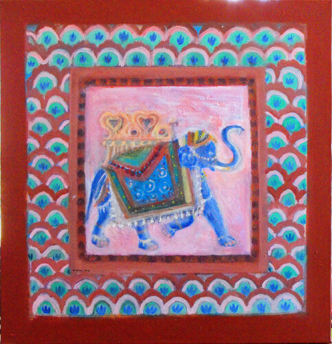 love at first sight van Nalini Shanthi Cook, Schilderij te koop op Singulart