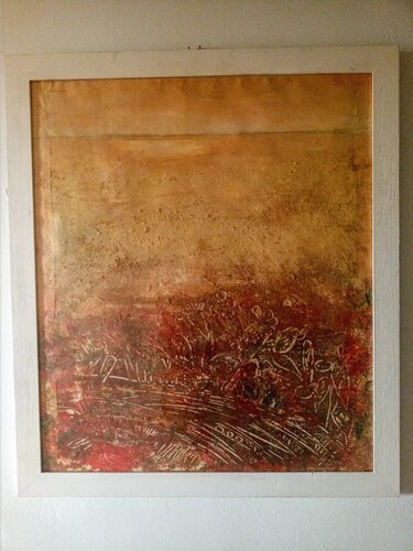 Red desert white heat par Nalini Shanthi Cook, Œuvre sur papier en vente sur Singulart