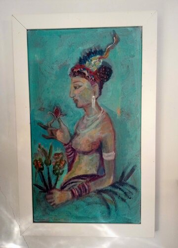 Fresco van Nalini Shanthi Cook, Schilderij te koop op Singulart