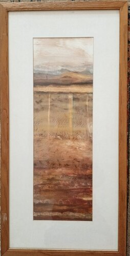 Vista 1 : series 2 landscape by Nalini Shanthi Cook, Painting for Sale on Singulart