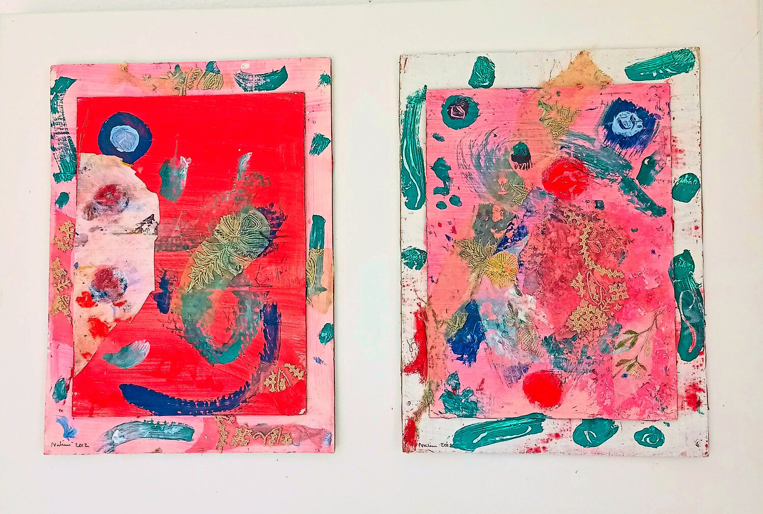 sisters : series 1 collage Nalini Shanthi Cook