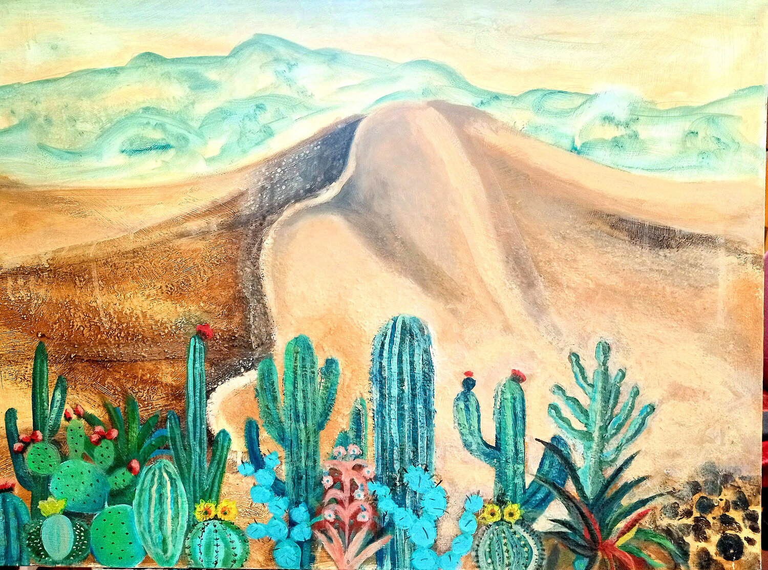 desert odyssey: series 2 landscape Nalini Shanthi Cook