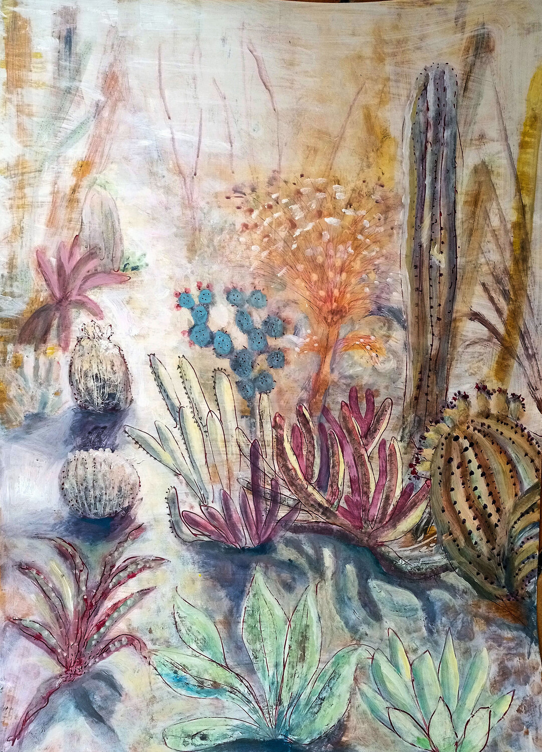 Marjorelle garden: series 2 landscape, nature Nalini Shanthi Cook