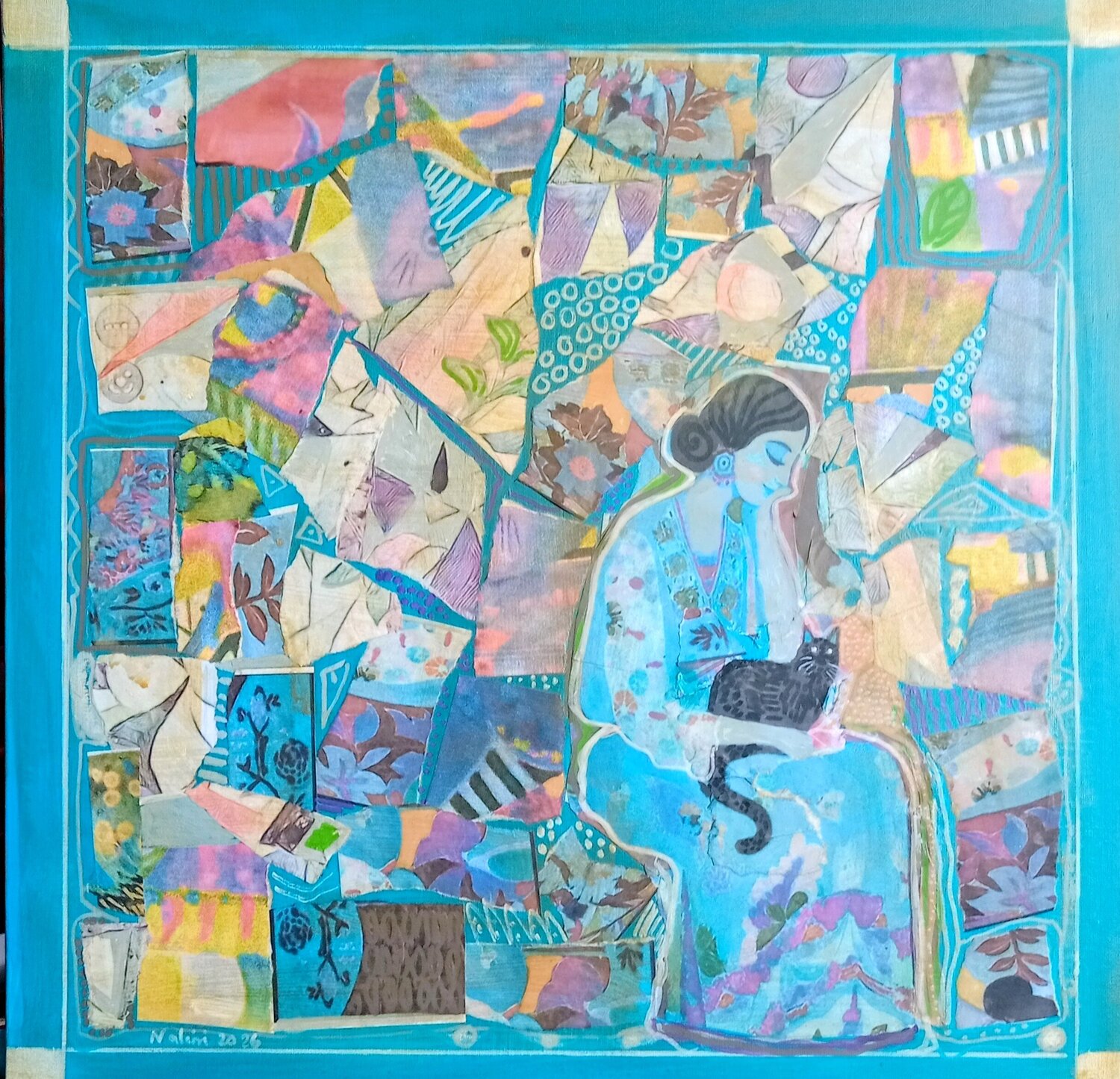 One day like this : series 1 collage Nalini Shanthi Cook