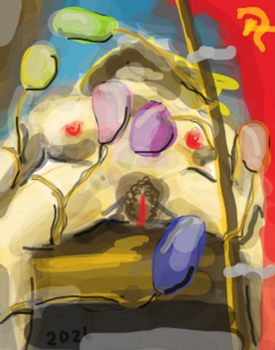 Kunst als Hure van Torsten Stuß, Afdruk te koop op Singulart