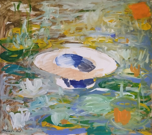 Monets Hut par Steffen Mertens, Peinture en vente sur Singulart