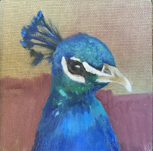 Beauté bleue by Kathy Gébelin, Painting for Sale on Singulart