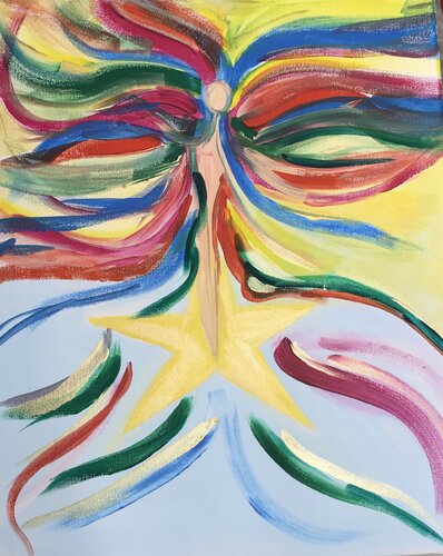 Pace interiore by Gaia Li Quadri Cassini, 油畫 for Sale on Singulart