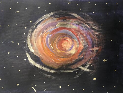 Supernova von Gaia Li Quadri Cassini, Malerei kaufen auf Singulart