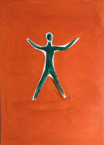 L'abbandonarsi di Gaia Li Quadri Cassini, Pittura in vendita su Singulart