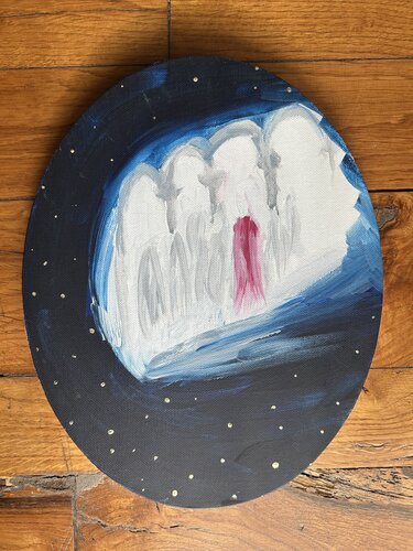 Meditazione by Gaia Li Quadri Cassini, 絵画 for Sale on Singulart