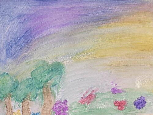 La collina dei sogni von Gaia Li Quadri Cassini, Malerei kaufen auf Singulart