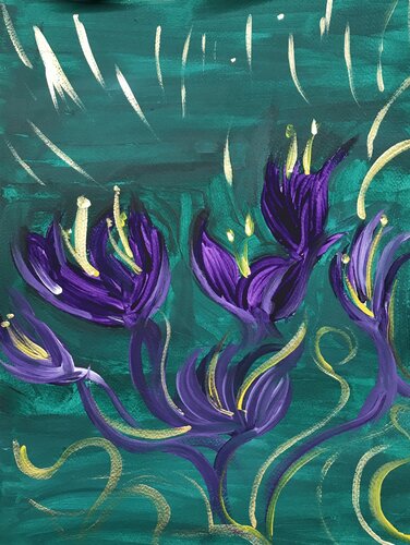 Fiori delle meraviglie di Gaia Li Quadri Cassini, Pittura in vendita su Singulart