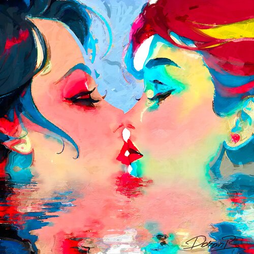 The mirror in water de Doron B, Digital a la venta en Singulart