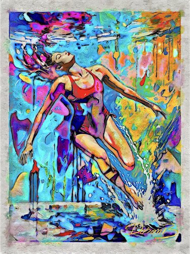 Underwater de Doron B, Digital a la venta en Singulart