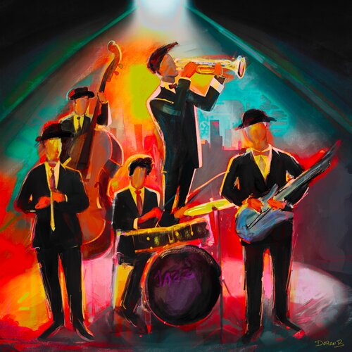 Jazzy de Doron B, Digital a la venta en Singulart