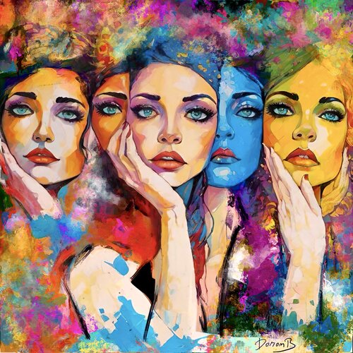 Carla Cika Carolina Corina et Lily von Doron B, Digital kaufen auf Singulart