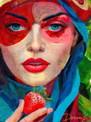 Colors of Temptation di Doron B, Digitale in vendita su Singulart