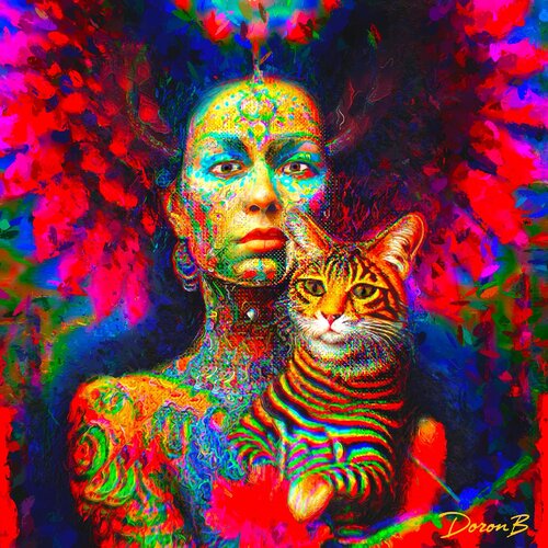 Enigmatic Partners par Doron B, Digital en vente sur Singulart