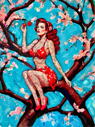Cherry Blossom di Doron B, Digitale in vendita su Singulart
