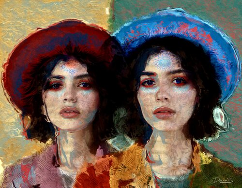 Duality of Color and Expression von Doron B, Digital kaufen auf Singulart