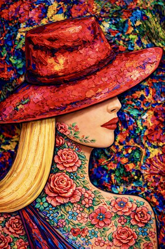 Tatouages floral de Doron B, Digital a la venta en Singulart