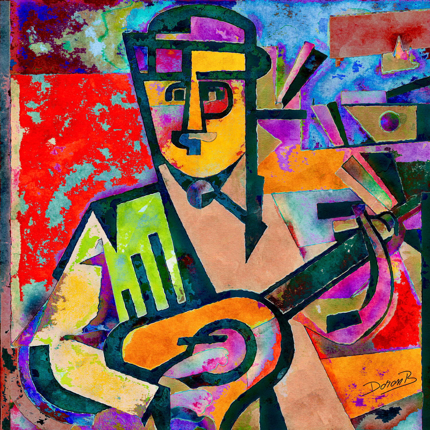Man with guitar Doron B