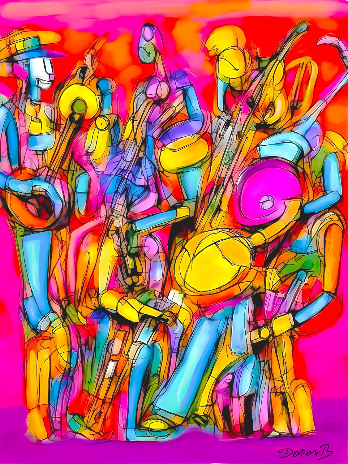 Modern colorful jazz Doron B