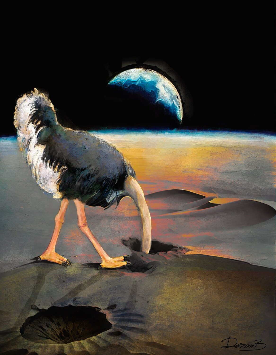 On the moon Doron B