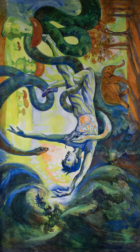 The Hanged Man di Velta Emīlija Platupe, Opera su carta in vendita su Singulart