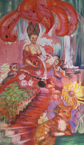 The Empress par Velta Emīlija Platupe, Peinture en vente sur Singulart