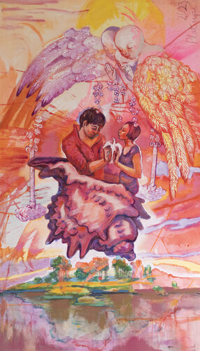 Lovers by Velta Emīlija Platupe, Painting for Sale on Singulart