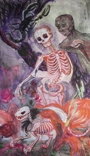 Death par Velta Emīlija Platupe, Peinture en vente sur Singulart