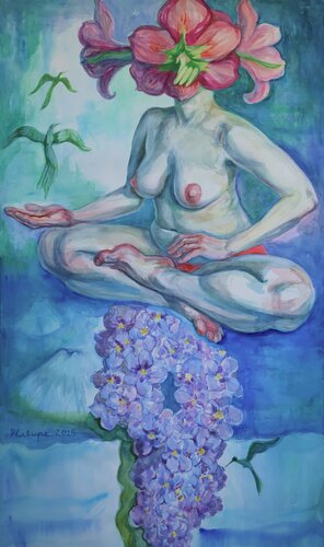 World by Velta Emīlija Platupe, Painting for Sale on Singulart