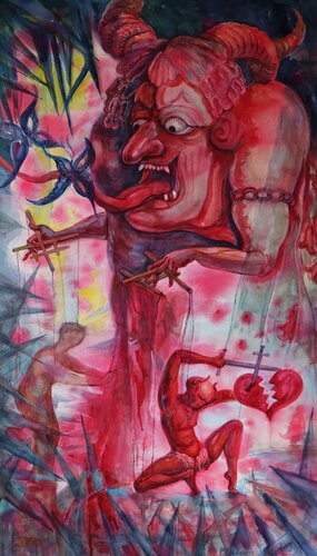 Devil von Velta Emīlija Platupe, Malerei kaufen auf Singulart