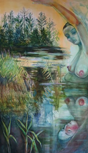 Two of Pentacles by Velta Emīlija Platupe, 회화 for Sale on Singulart
