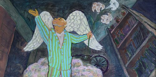 Angel's Message par Velta Emīlija Platupe, Autres supports en vente sur Singulart