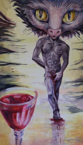 Knight of Cups de Velta Emīlija Platupe, Pintura a la venta en Singulart