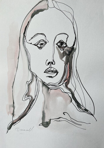 "Shadow of Regret" von Viktoria Daneva, Werk auf Papier kaufen auf Singulart