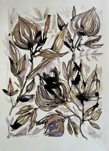 "Echo of Autumn" par Viktoria Daneva, Œuvre sur papier en vente sur Singulart