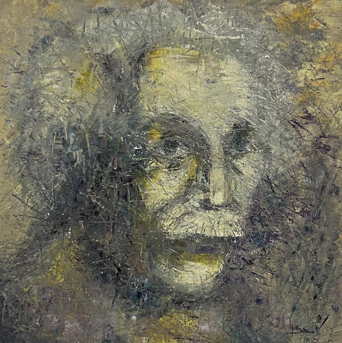 "Einstein. Dissolving into time" von Viktoria Daneva, Malerei kaufen auf Singulart