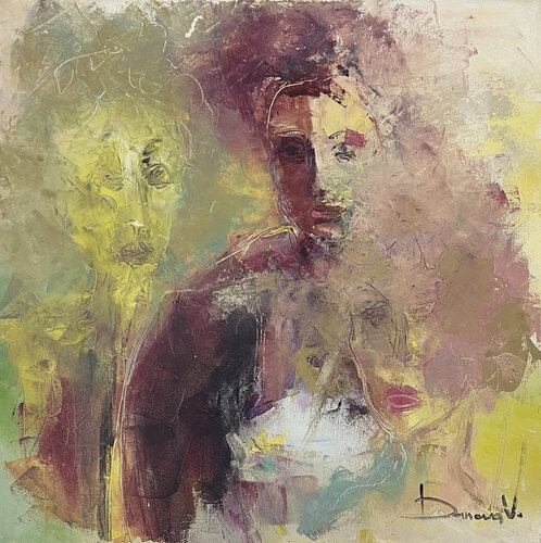 "Between two fires" di Viktoria Daneva, Pittura in vendita su Singulart