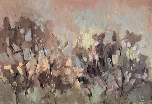 "Light inside the foliage" von Viktoria Daneva, Malerei kaufen auf Singulart